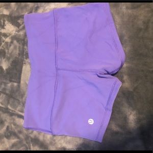 Reversible Purple/Blue Lulu Lemon Spandex Shorts